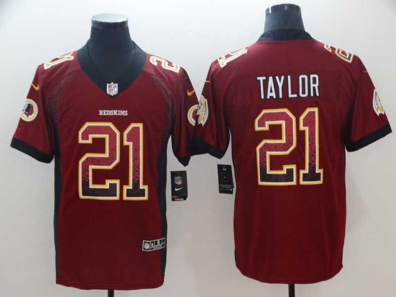 Nike Redskins 21 Sean Taylor Red Drift Fashion Limited Jersey